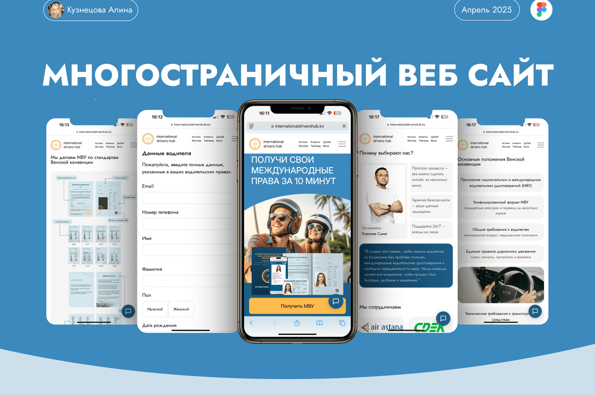 Многостраничный веб сайт для продажи МВУ